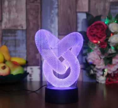 Touch Control 3D Colorful LED Night Light Decor