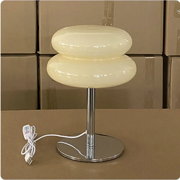 Modern Macaron Glass Table Lamp - Erna (One Set)