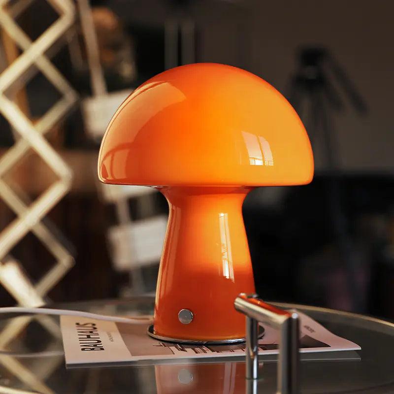 Mushroom Table Lamp - Nordic Glass Ambient Light