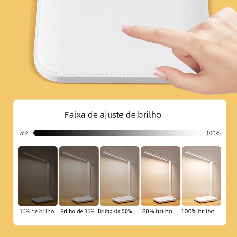 Foldable LED Desk Lamp for Eye Protection and Reading