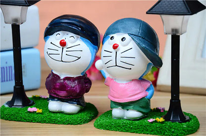 Resin Street Lamp, Doreamon LED Night Light Decor