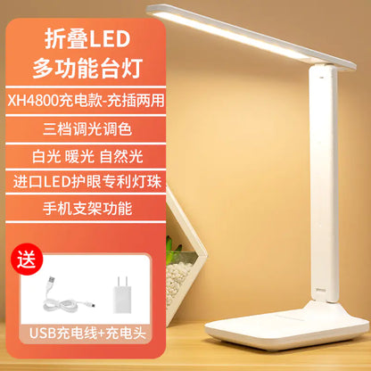 Foldable LED Desk Lamp for Eye Protection and Reading