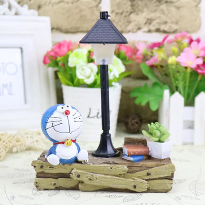 Resin Street Lamp, Doreamon LED Night Light Decor