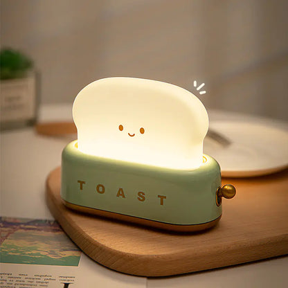 Creative LED Bread Machine Night Light with USB Charging