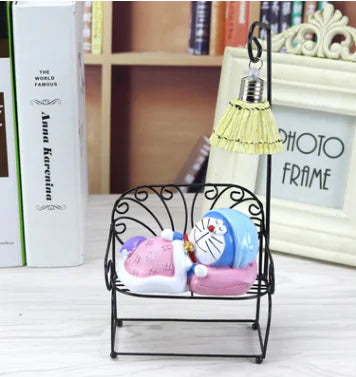 Resin Street Lamp, Doreamon LED Night Light Decor